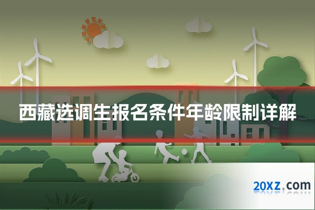 西藏选调生报名条件年龄限制详解