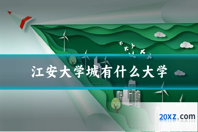 江安大学城有什么大学