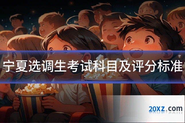 宁夏选调生考试科目及评分标准