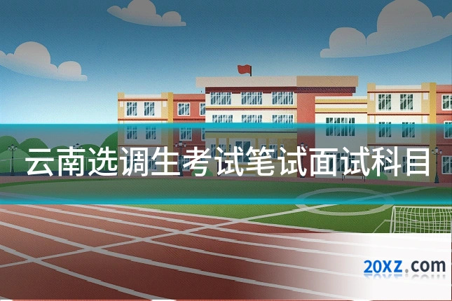 云南选调生考试笔试面试科目