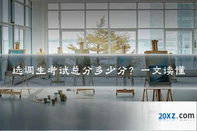 选调生考试总分多少分?一文读懂