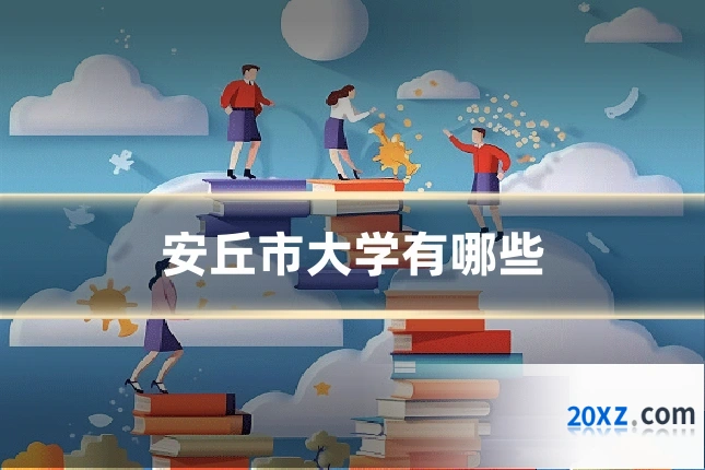 安丘市大学有哪些