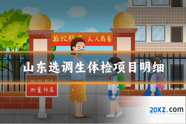 山东选调生体检项目明细