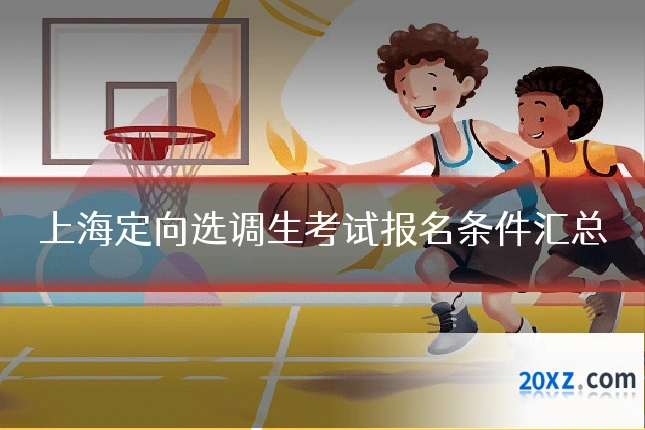上海定向选调生考试报名条件汇总