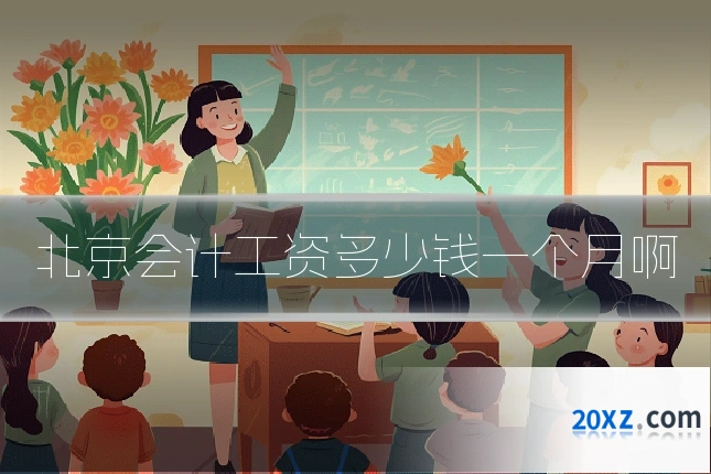 北京会计工资多少钱一个月啊