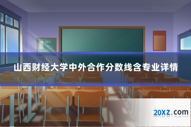 山西财经大学中外合作分数线含专业详情