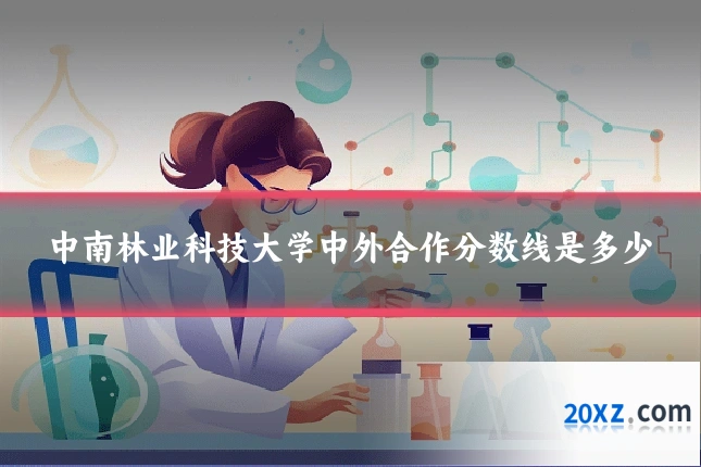 中南林业科技大学中外合作分数线是多少