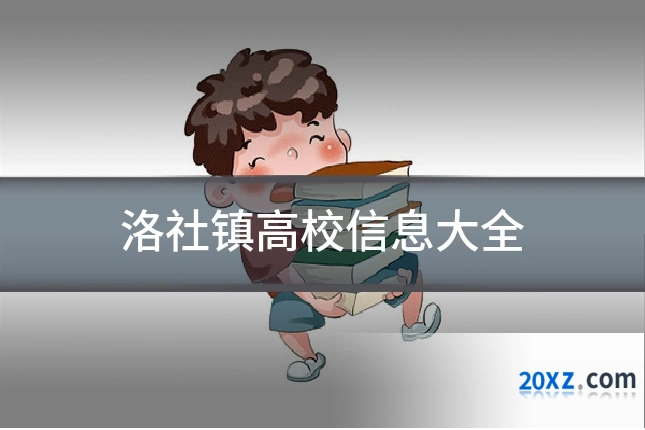洛社镇高校信息大全