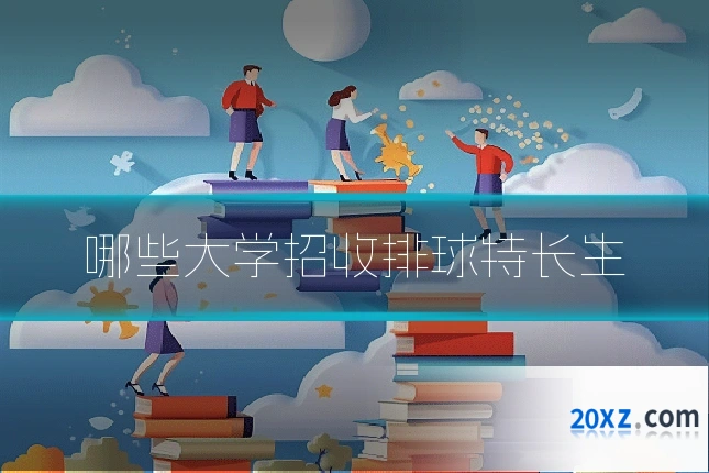 哪些大学招收排球特长生