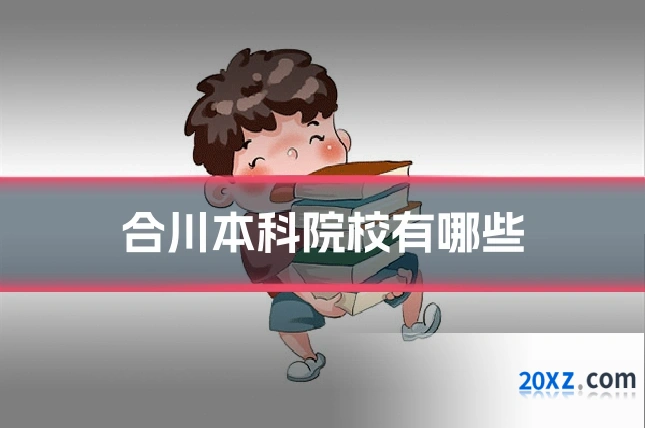 合川本科院校有哪些