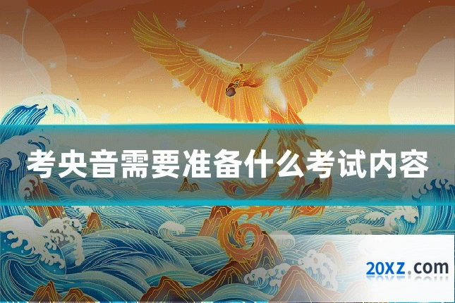 考央音需要准备什么考试内容