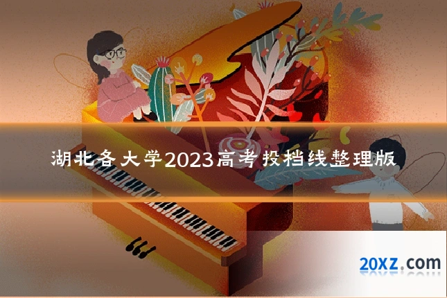 湖北各大学2023高考投档线整理版
