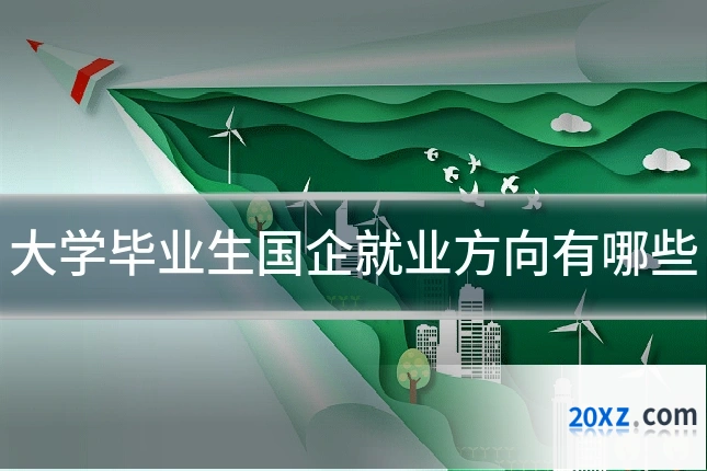 大学毕业生国企就业方向有哪些