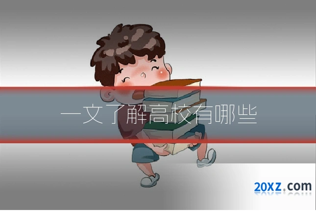 一文了解高校有哪些