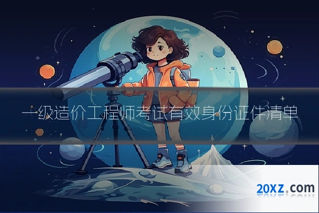 一级造价工程师考试有效身份证件清单