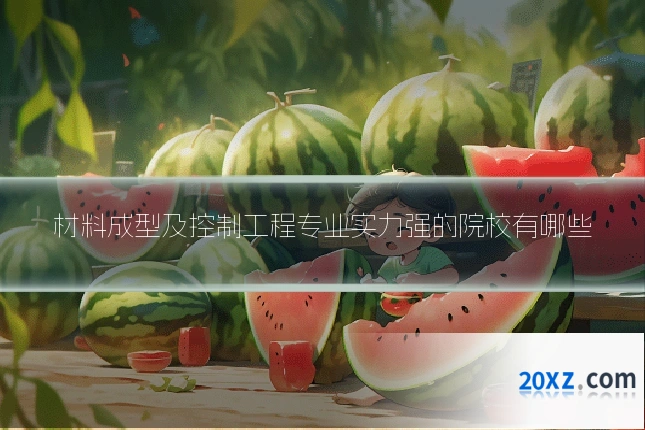材料成型及控制工程专业实力强的院校有哪些