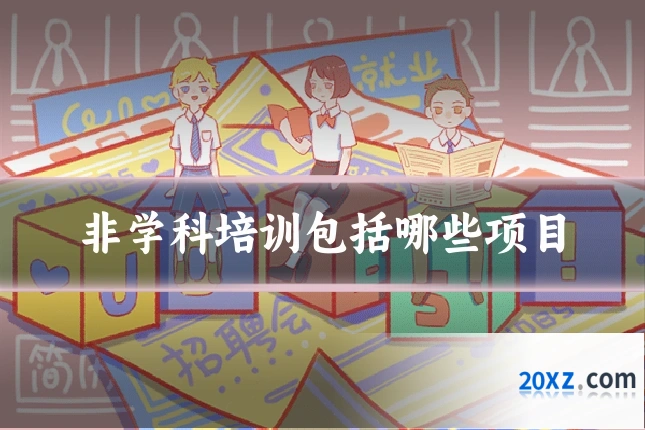 非学科培训包括哪些项目