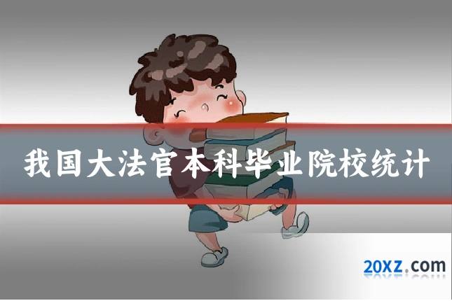 我国大法官本科毕业院校统计