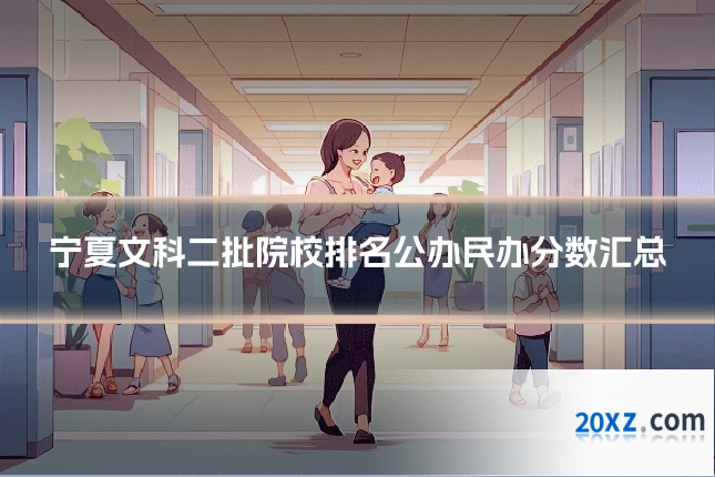 宁夏文科二批院校排名公办民办分数汇总
