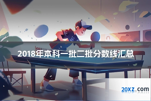2018年本科一批二批分数线汇总