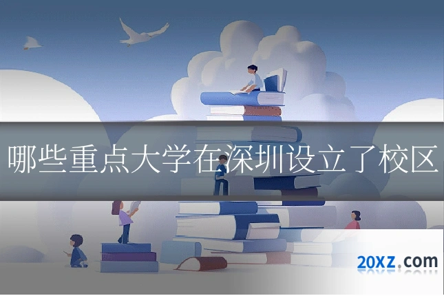 哪些重点大学在深圳设立了校区