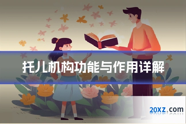托儿机构功能与作用详解