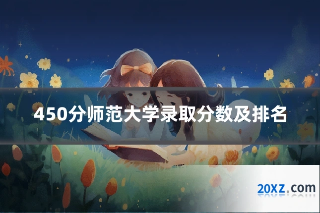 450分师范大学录取分数及排名