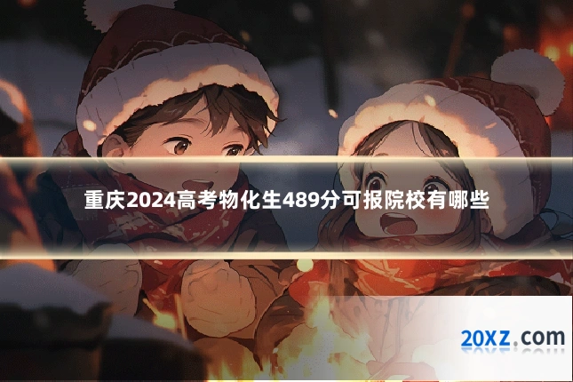 重庆2024高考物化生489分可报院校有哪些