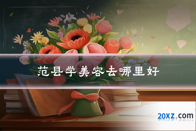 范县学美容去哪里好