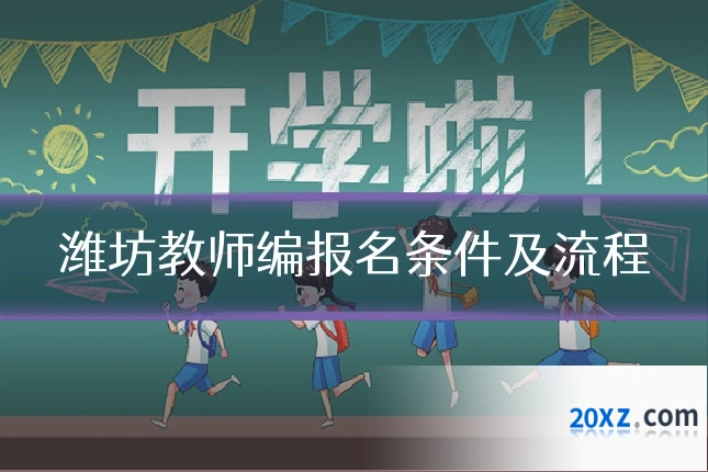 潍坊教师编报名条件及流程
