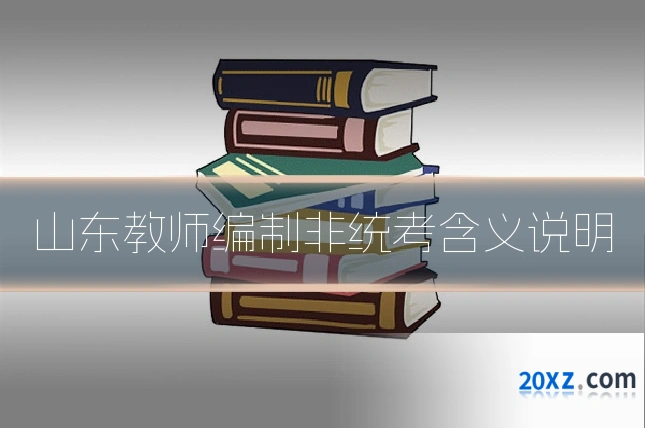 山东教师编制非统考含义说明