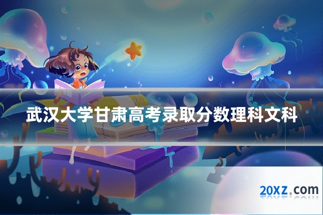 武汉大学甘肃高考录取分数理科文科