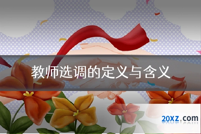 教师选调的定义与含义