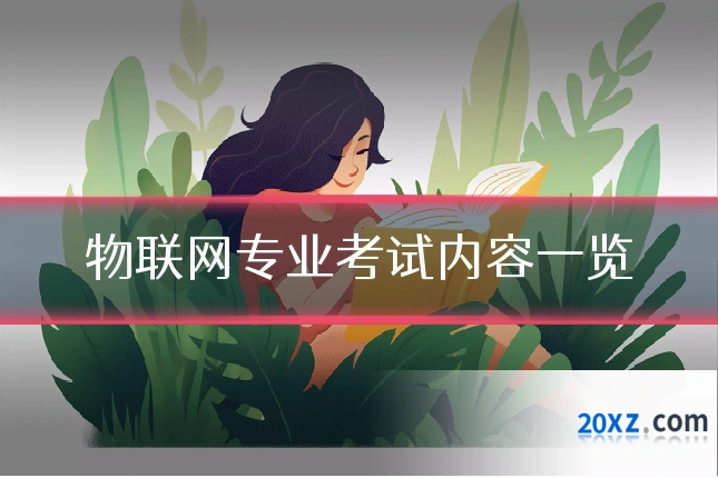 物联网专业考试内容一览