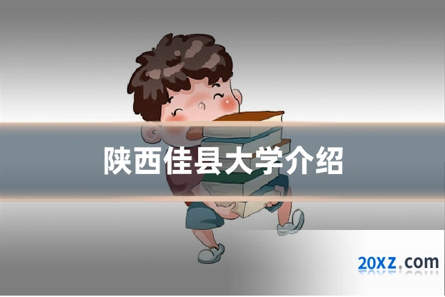 陕西佳县大学介绍