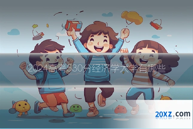 2024高考530分经济学大学有哪些
