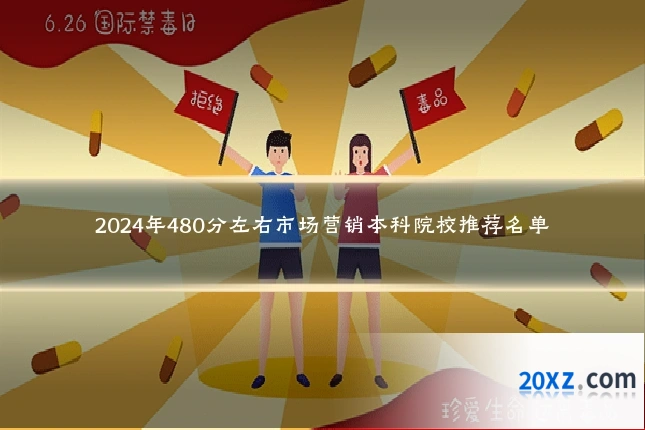 2024年480分左右市场营销本科院校推荐名单