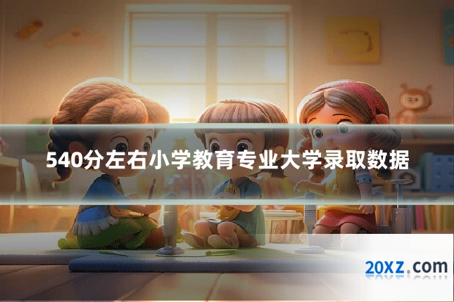 540分左右小学教育专业大学录取数据