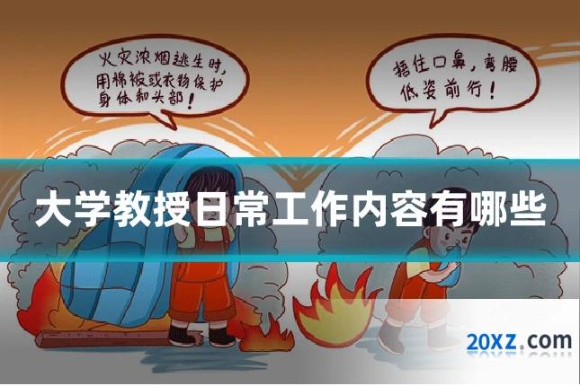 大学教授日常工作内容有哪些