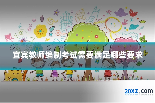 宜宾教师编制考试需要满足哪些要求
