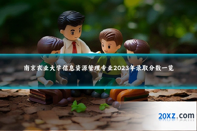 南京农业大学信息资源管理专业2023年录取分数一览