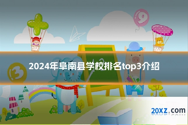 2024年阜南县学校排名top3介绍