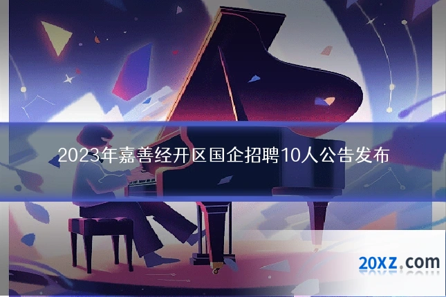 2023年嘉善经开区国企招聘10人公告发布