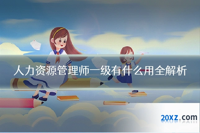人力资源管理师一级有什么用全解析