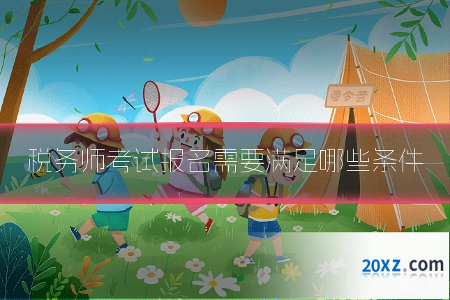 税务师考试报名需要满足哪些条件
