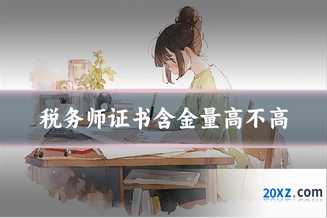 税务师证书含金量高不高