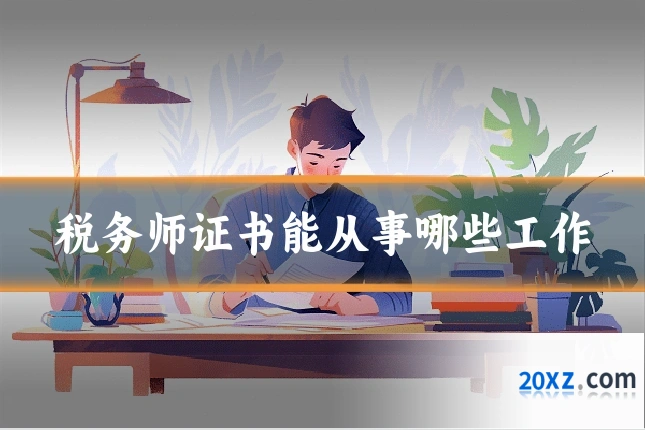 税务师证书能从事哪些工作