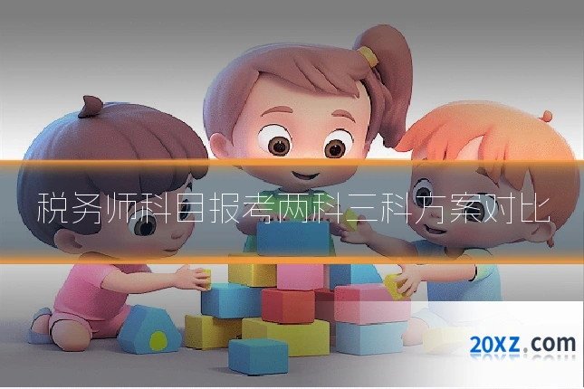 税务师科目报考两科三科方案对比