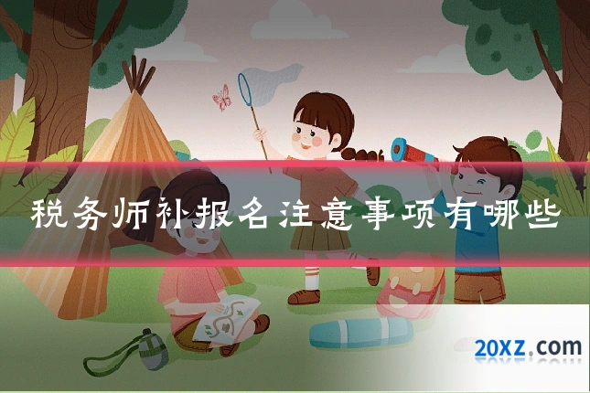 税务师补报名注意事项有哪些