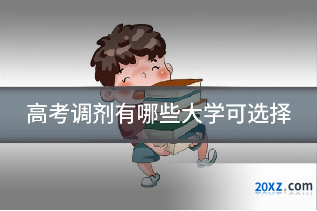 高考调剂有哪些大学可选择
